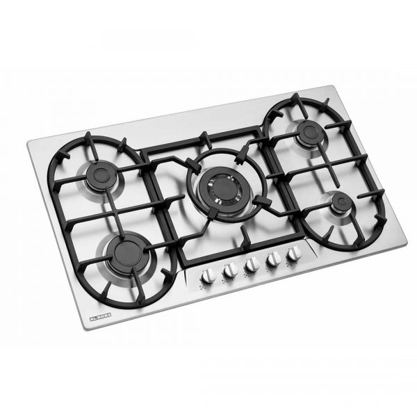 اجاق گاز S 5955 i استیل البرز پنج شعله kiatak.com